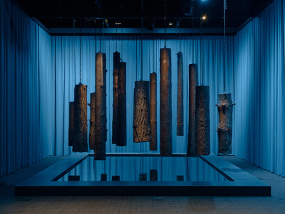 Larissa Sansour, exhibition view. Courtesy of Amos Rex and the artist