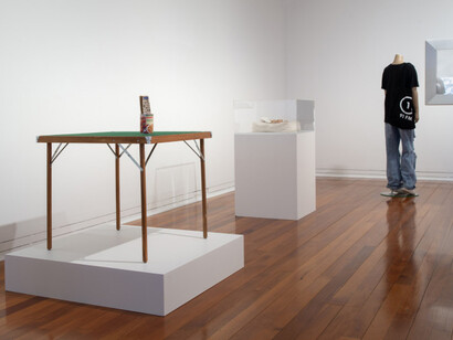 Nick Austin, What did people do all day? Exhibition view. Courtesy of Dunedin Public Art Gallery