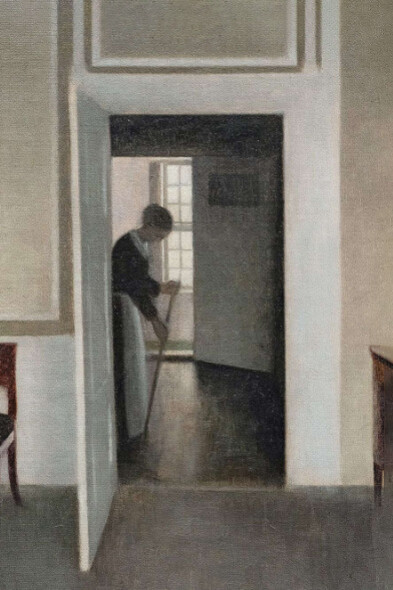Vilhelm Hammershøi, Interior, Strandgade 30 (1902)