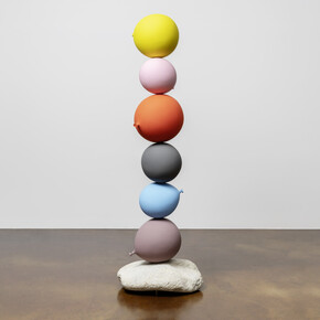 Gimhongsok (b.1964)
Untitled (Short People) Yellow, Pink, Orange, Grey, Blue, Brown
2019
Cast bronze, stone
132 x 40 x 30 cm
Courtesy of the artist and Kukje Gallery
Photo: Chunho An
Image provided by Kukje Gallery
