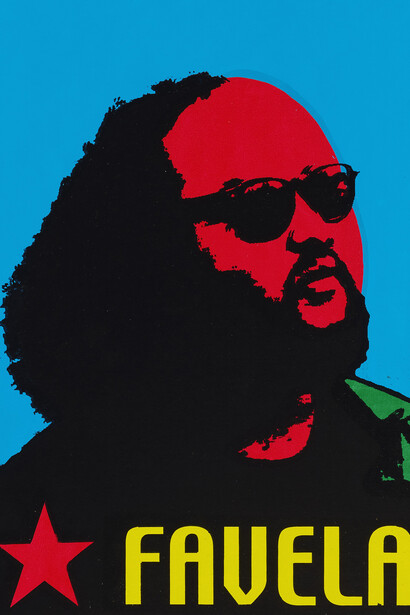 Xico González, RCAF, Favela (detail), 2004, screenprint on paper, Smithsonian American Art Museum, Museum purchase through
the Lichtenberg Family Foundation, 2020.19.2. Courtesy of H’Art Museum © 2004, Xico González