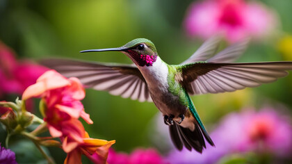 Colibri, género de aves apodiformes pertenecientes a la subfamilia de los troquilinos