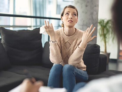 Experience the profound journey of a woman in therapy, guided by a mental health expert through Exposure and Response Prevention (ERP) therapy, as they confront Obsessive-Compulsive Disorder (OCD) and anxiety disorders head-on