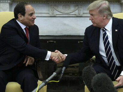Generale Al Sisi e Donald Trump