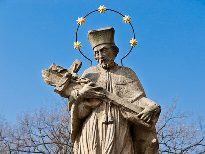 Sankt Johannes Nepomuk auf der Glatzer Brücktorbrücke in Niederschlesien
