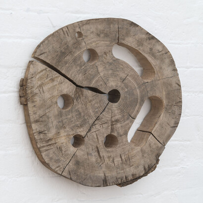 Mike Hein, Mask, 2014, Wood, 16.5” x 16.25” x 3.5”