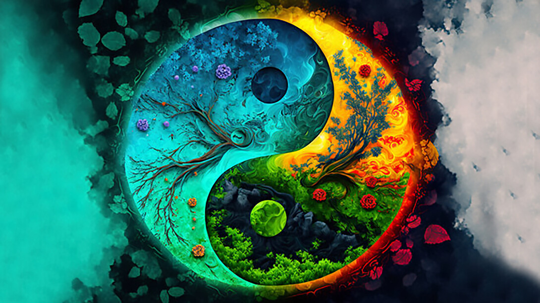 Yin yang symbol