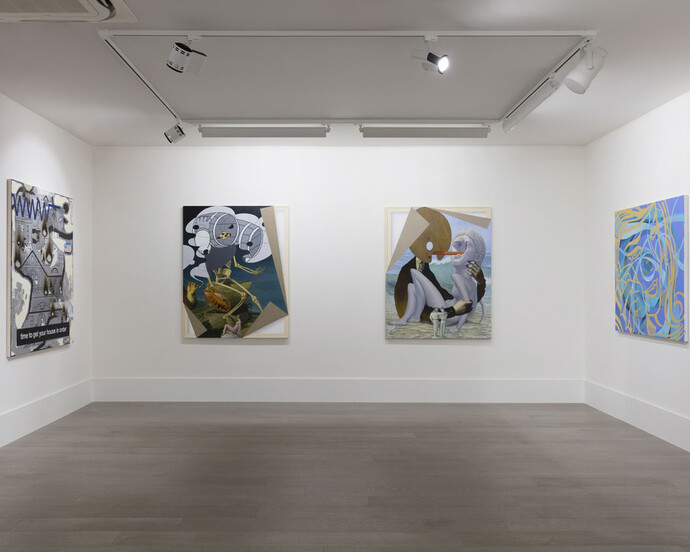 Im/material, Exhibition view. Courtesy of Sophia Contemporary