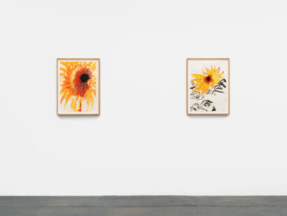 Kyung-Me, I, sunflower, exhibition view. Courtesy of Bureau