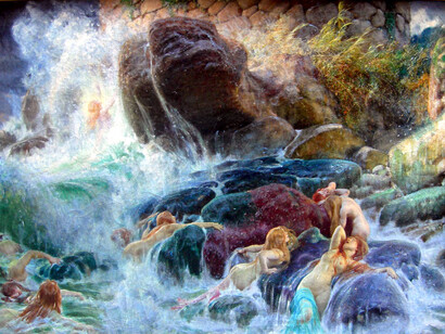 Le Nereidi erano figure della mitologia greca, ninfe marine, figlie di Nereo e della Oceanina Doride 