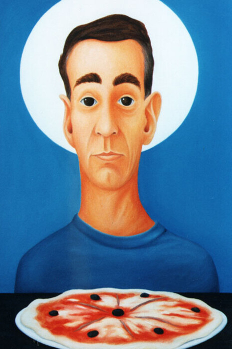 Derek, patron saint of sexuality, oil on canvas, Mark Weighton, 1996