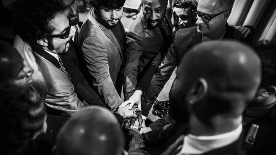 Jacob Blickenstaff, The dap-kings (detail), 2014. Courtesy of Bruno David Gallery