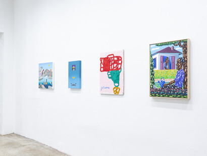 Installation View, Kids Without the Internet, 2023. Courtesy of Massey Klein Gallery