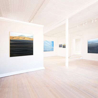 Anne Kaferle, Soft geometry, exhibition view. Courtesy of Nüart Gallery