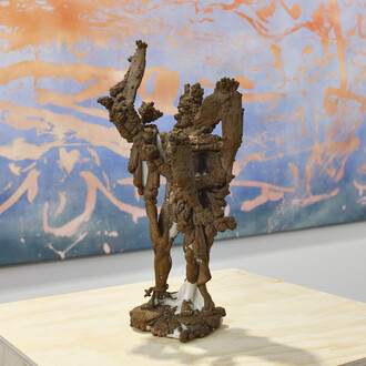 Nick van Woert, Untitled, Electroformed copper and plaster statue, 2014