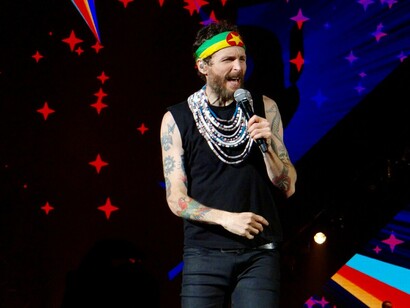 Jovanotti live nel tour "Lorenzo in the Palasport" a Bolzano, Italia, 11 gennaio 2016