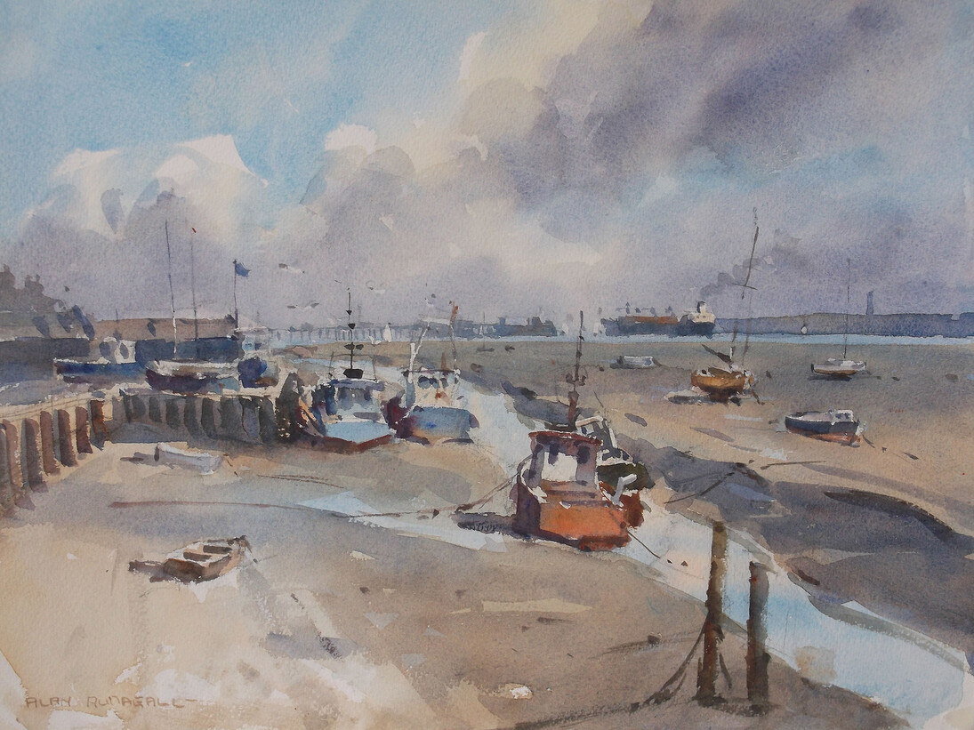 Runagall, Between Tides Leigh on Sea, 26 x 36 cm