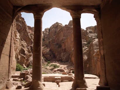 Petra, Jordania. Tumba del jardín