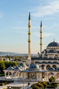 Officially referred to as "The Heart of Chechnya", the Akhmad Kadyrov Mosque is situated in Grozny, the capital of Chechnya