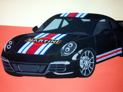 Fernando Ribeiro, Porsche 911, 2015
Técnica – acrílica s/ papel algodão
Dimensão 55cm X 30cm