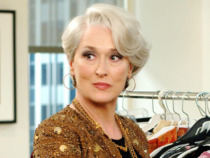 Meryl Streep en "El diablo viste de Prada"