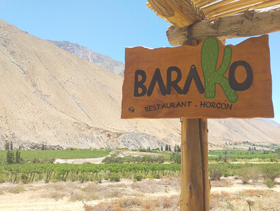 Barako Restaurant ubicado en Horcón Valle de Elqui, Chile