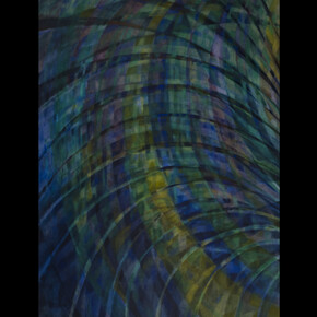 Alexia Vogel, Fronds II, oil and oil pastel on canvas, 124x179 cm. Courtesy of the Barnard Gallery