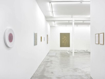 Golnaz Payani, exhibition view. Courtesy Jim Shaw & Praz-Delavallade Paris, Los Angeles