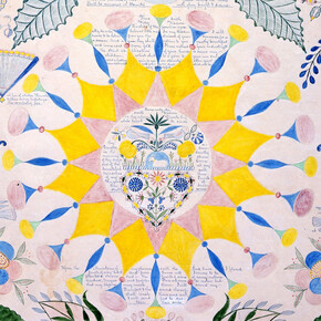 Polly Jane Reed, A type of mother Hannah’s pocket handkerchief, 1851. Courtesy of American Folk Art Museum