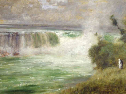 George Inness, Niagara falls, 1943. Courtesy of Montclair Art Museum 