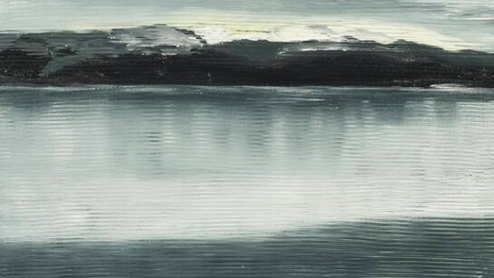 Axel Kasseböhmer, Walchensee, Nr. 21, 2010, Öl auf Leinwand, 33 x 50 cm, 13 x 19 3/4 inches, © Axel Kasseböhmer, Courtesy Sprüth Magers Berlin London