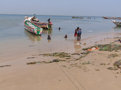 La costa de Niodior, Senegal