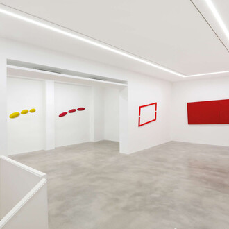 Pino Pinelli, Being a poet with a single word. Painting from the 1970s to the present, exhibition view. Courtesy of Dep Art Gallery