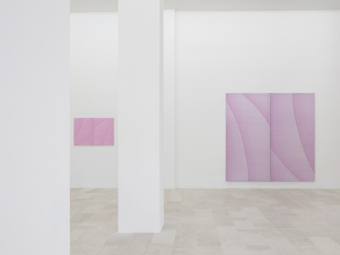 Irma Blank. Life Line, Exhibition view. Courtesy of P420