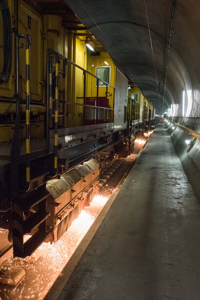 L'interno del tunnel