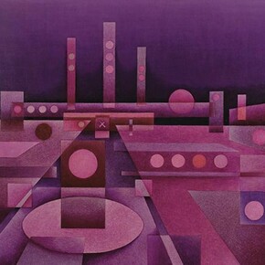 Miguel Kohler-Jan, Paisaje, 1972, oil on canvas, 97 x130 cm