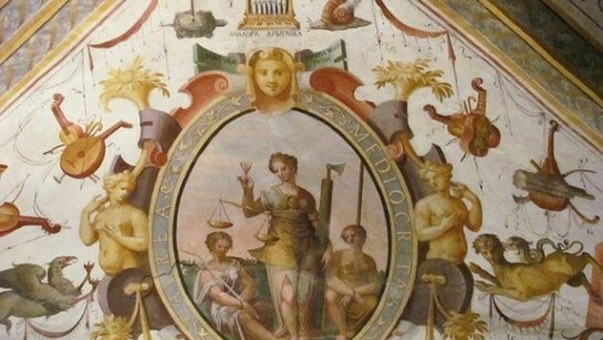 Peintures murales de la Bibliothèque Monumentale des Bénédictins de Parme
