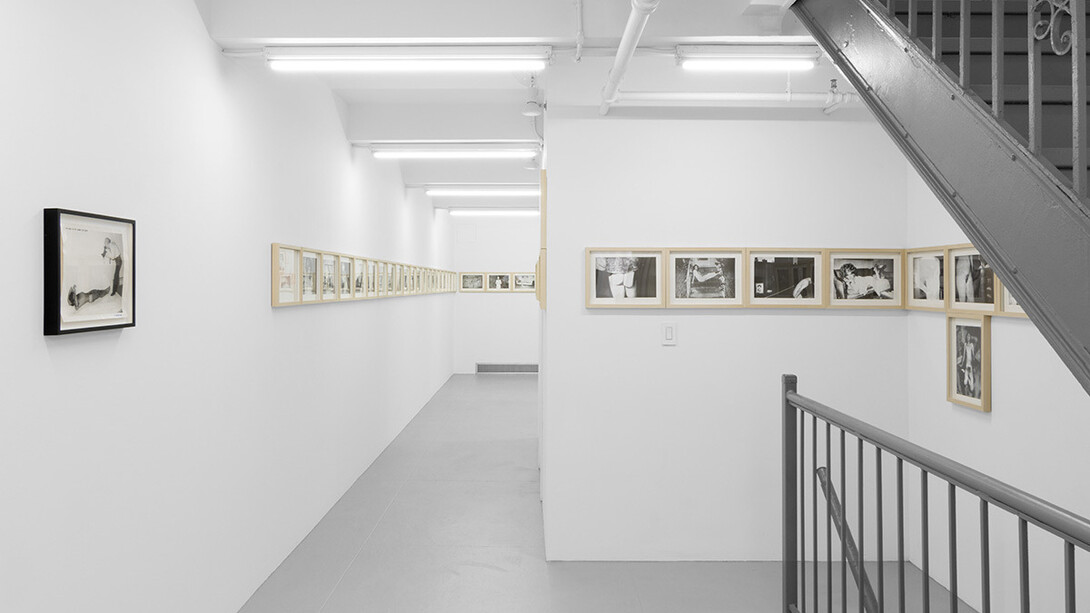 Jimmy DeSana, 101 nudes, exhibition view. Courtesy of Clamp Gallery