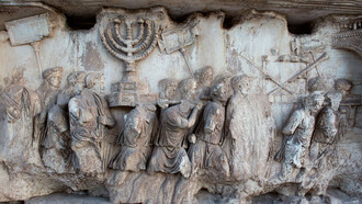 Arch of Titus, relief with the menorah