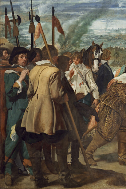 Diego Velázquez, La rendición de Breda (detalle), 1634-1635