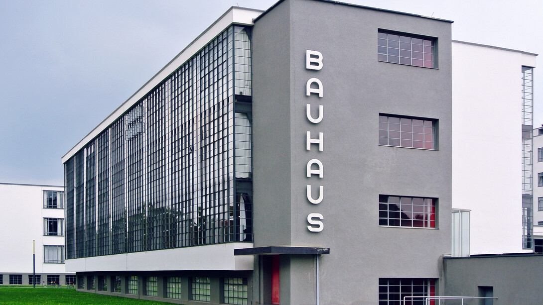 L'edificio del Bauhaus dall'esterno