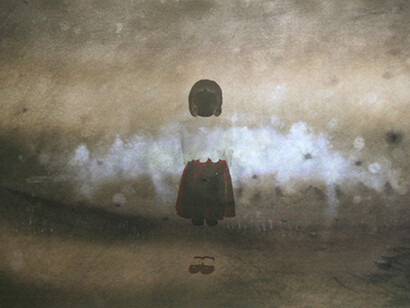 Valentina Daga, Stasera mi butto, 2013, acrilico e stampa su pvc, 90 x 63 cm