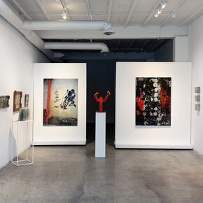 Wall | Street, works by Jorge Enrique, Miss.Tic, Purvis Young, installation view. Courtesy Aliona Ortega Fine Art