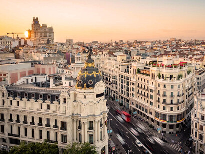 Vista aérea de Madrid