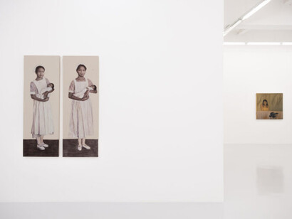 Various artists, their flesh, a field, exhibition view. Courtesy of Ames Yavuz