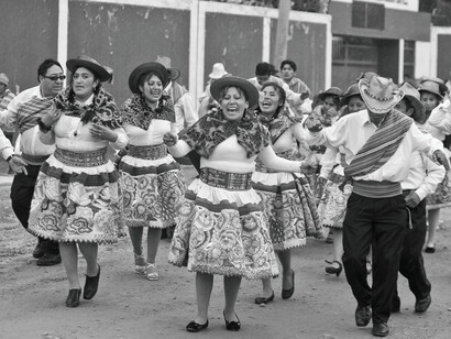 People dancing from Morococha, Peru. Photographer, Santiago Barco Luna