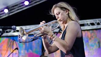 Ingrid Jensen en el Dominican Republic Jazz Festival 2016: Foto de Gabriel Rodes
