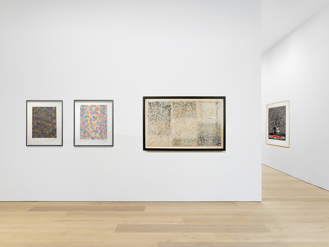 Jasper Johns & Edvard Munch, Exhibition view. Courtesy of Joseph K. Levene Fine Art, Ltd.