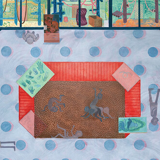 Rob Miles, Singerie, 2024. Courtesy of Galerie Catherine Putman