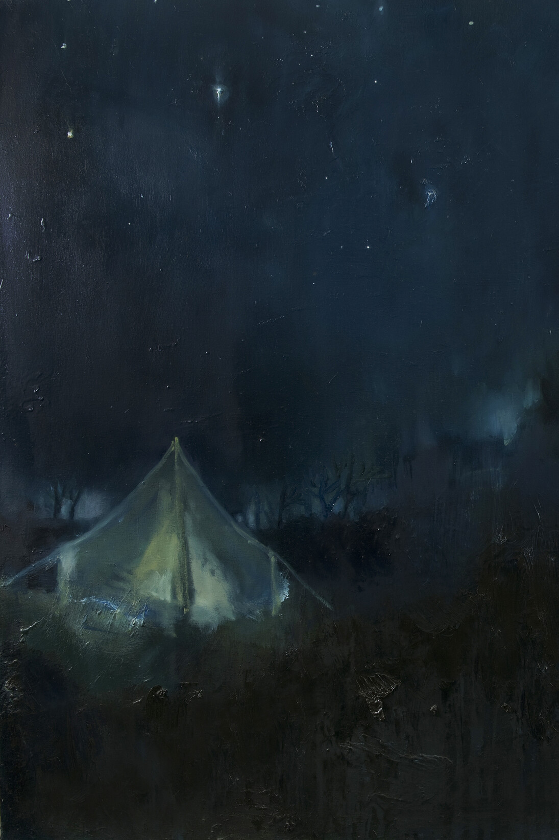 Suzy Murphy, In other nights (detail), oil on canvas, 120 cm x 150 cm